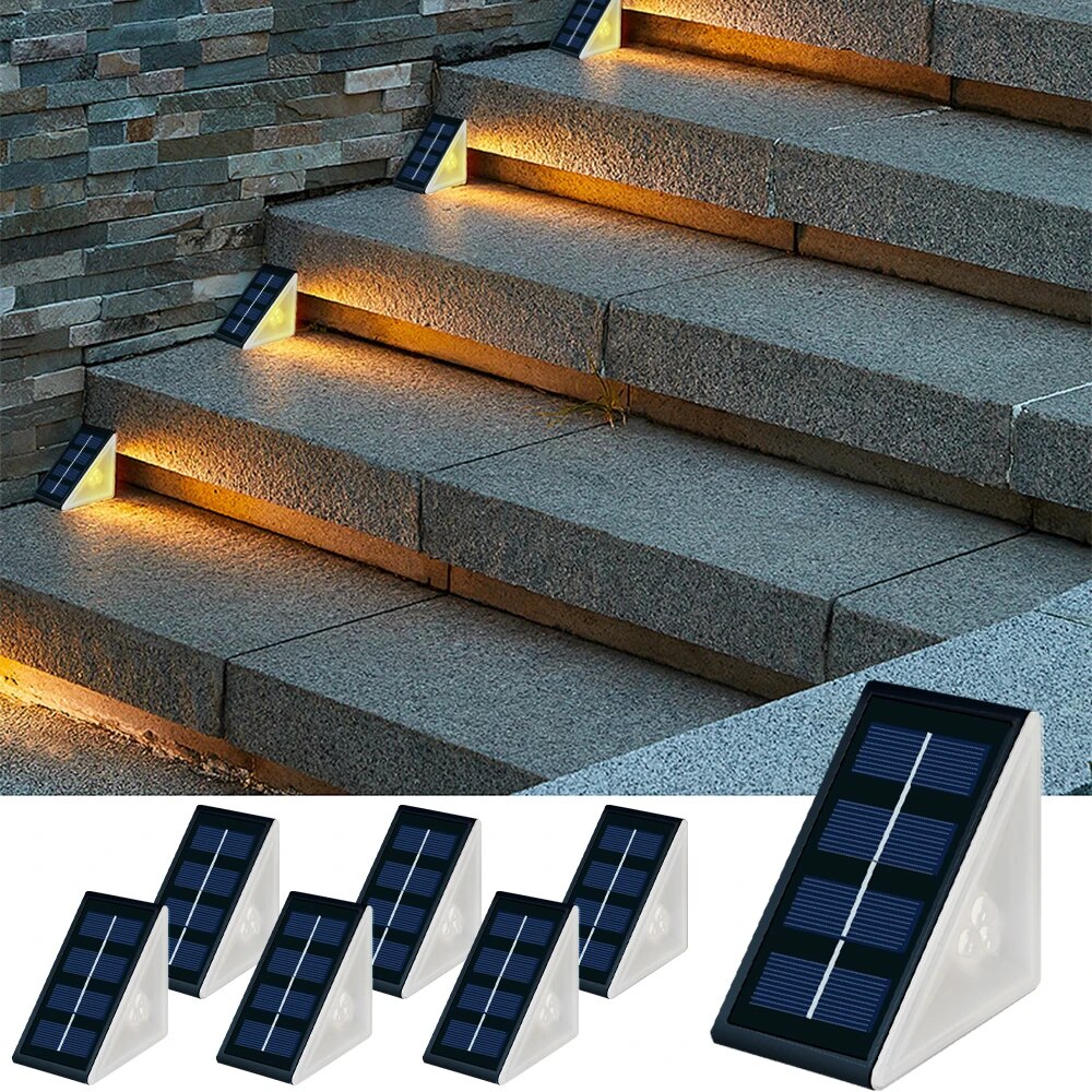 IP67 Waterproof Solar Step Lig - огляд і ціна Outdoor Lighting On Stairs