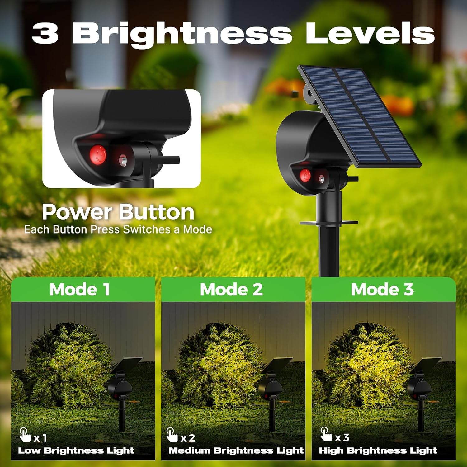 Outdoor Solar Spot Lights Wate - огляд і ціна Outdoor Lighting Spotlight