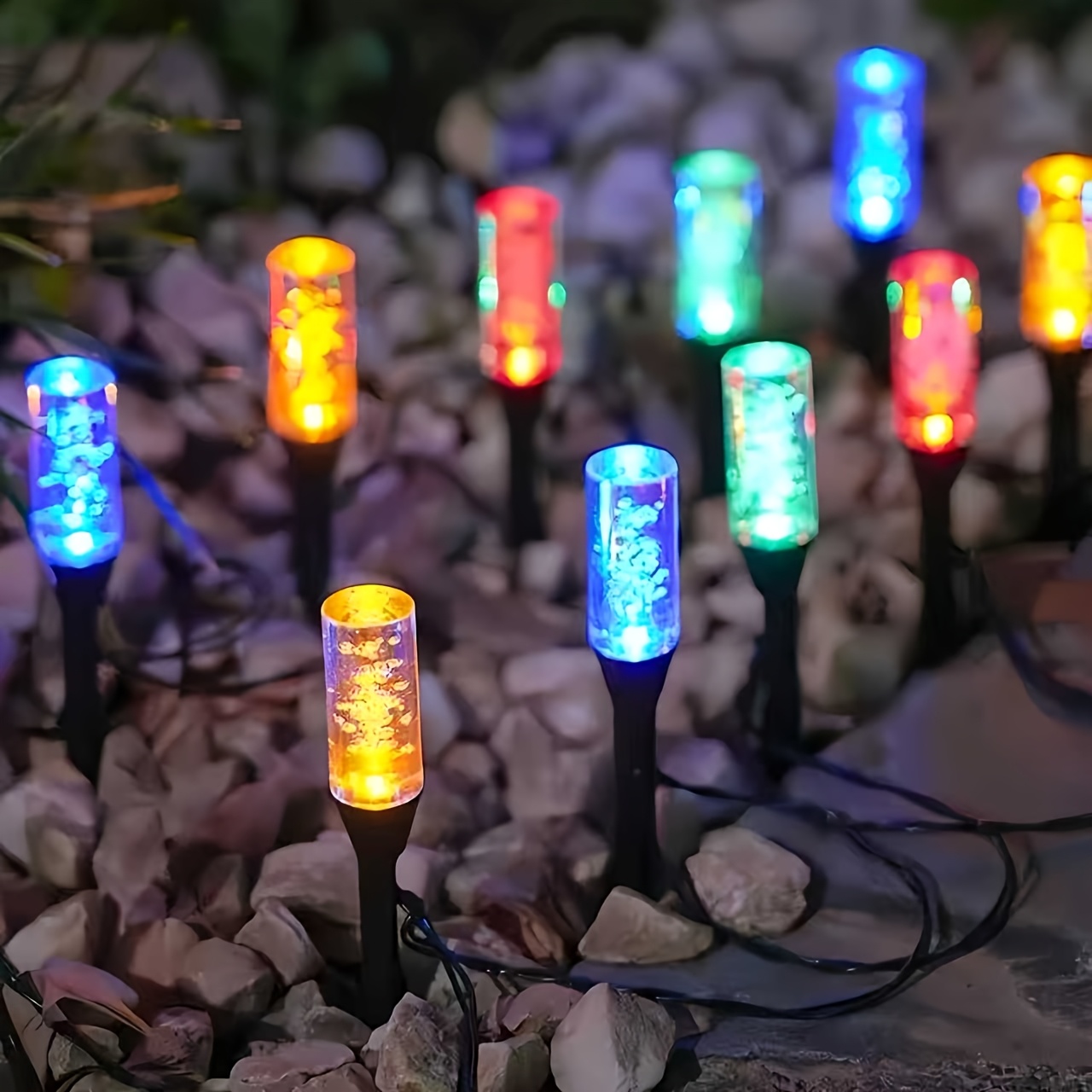 Solar Bubble Tube Solar Pathwa - огляд і ціна Outdoor Lighting Driveway