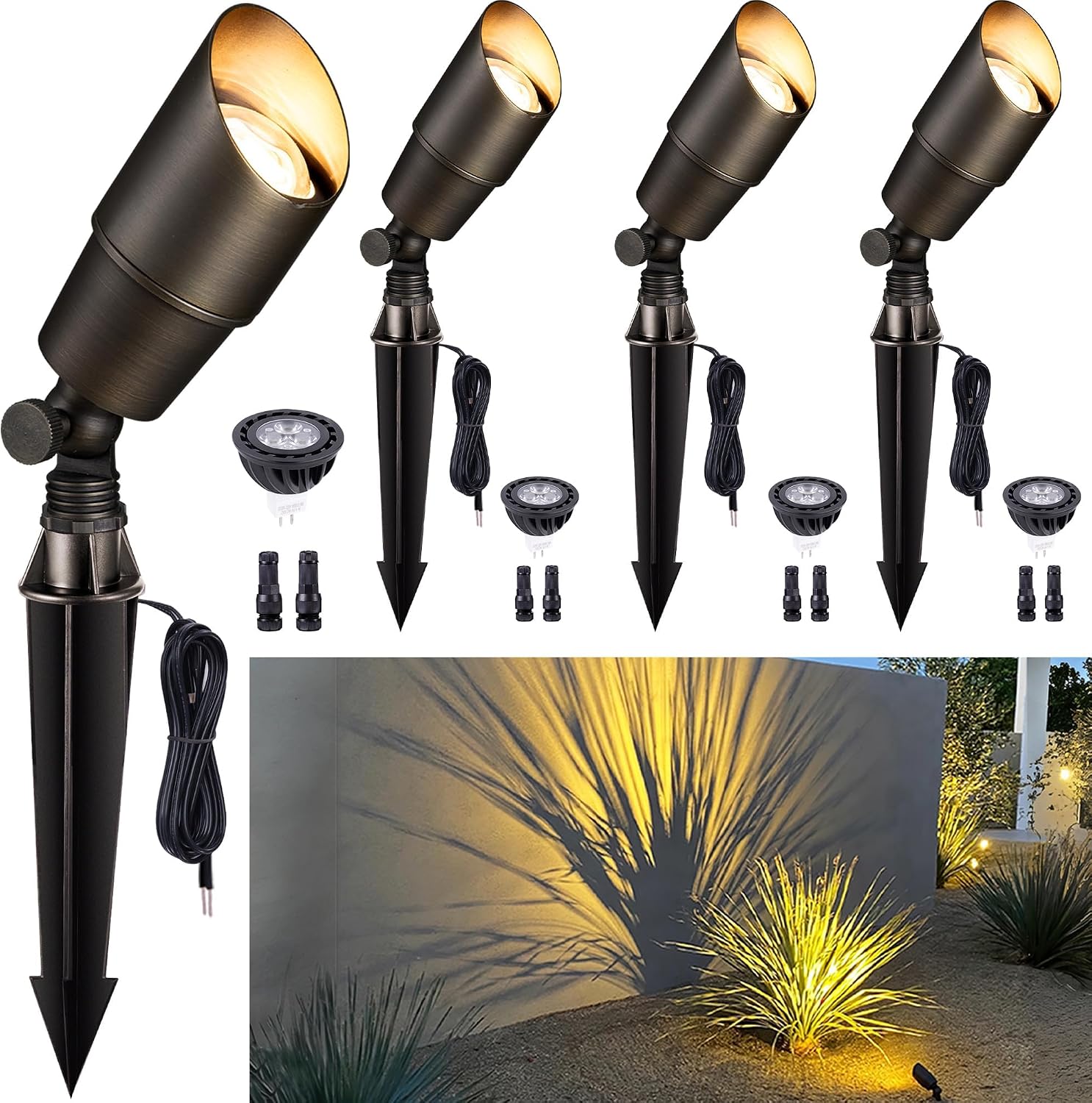 Brass Landscape Lighting Outdo - огляд і ціна Outdoor Lighting Spotlight