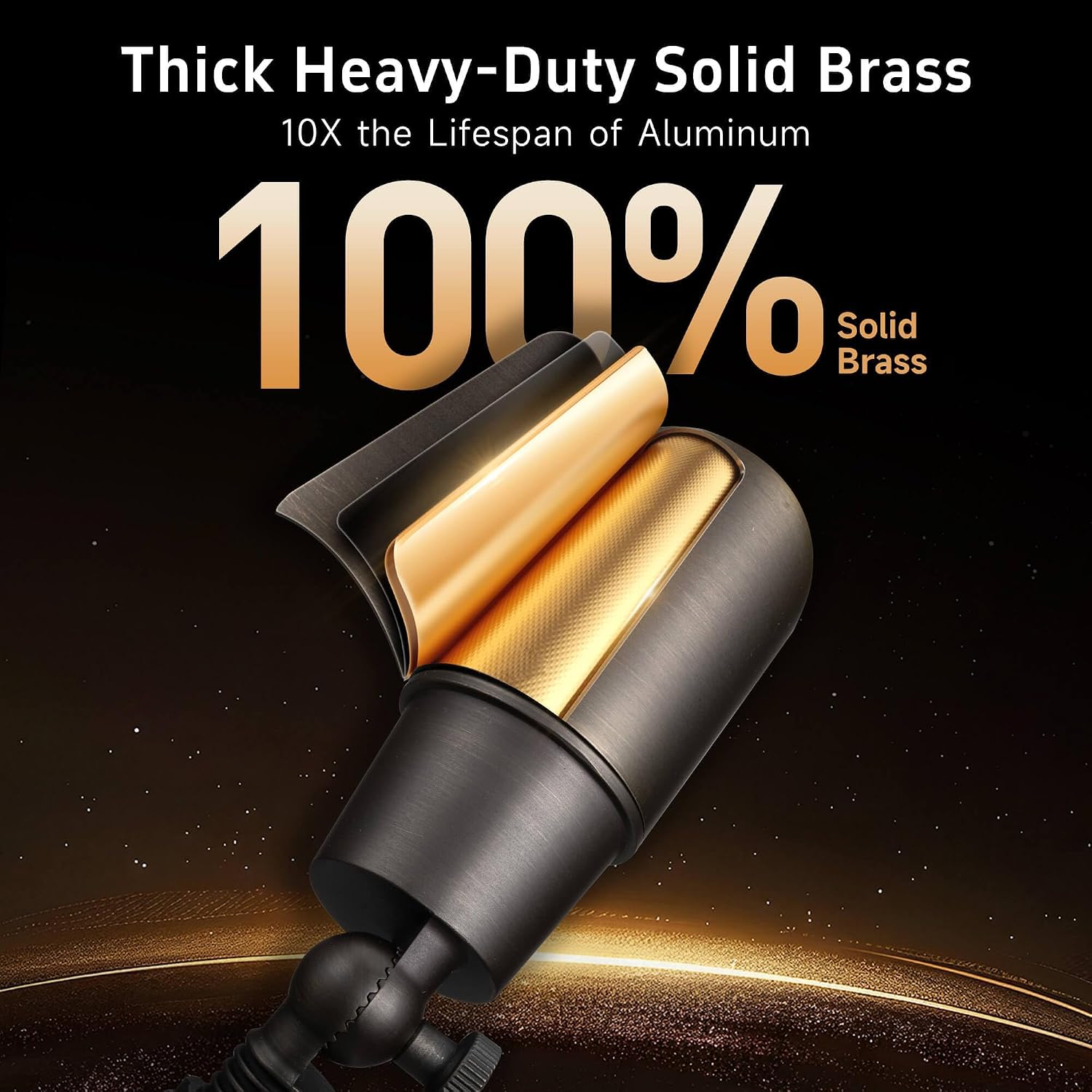 Brass Landscape Lighting Outdo - огляд і ціна Outdoor Lighting Spotlight